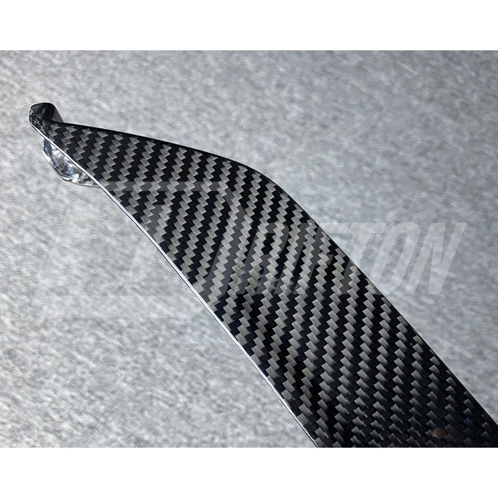 OEM Style Dry Carbon Fiber Front Bumper Side Vents Grille Trim For Porsche 911 Carrera 992.2 2024-On