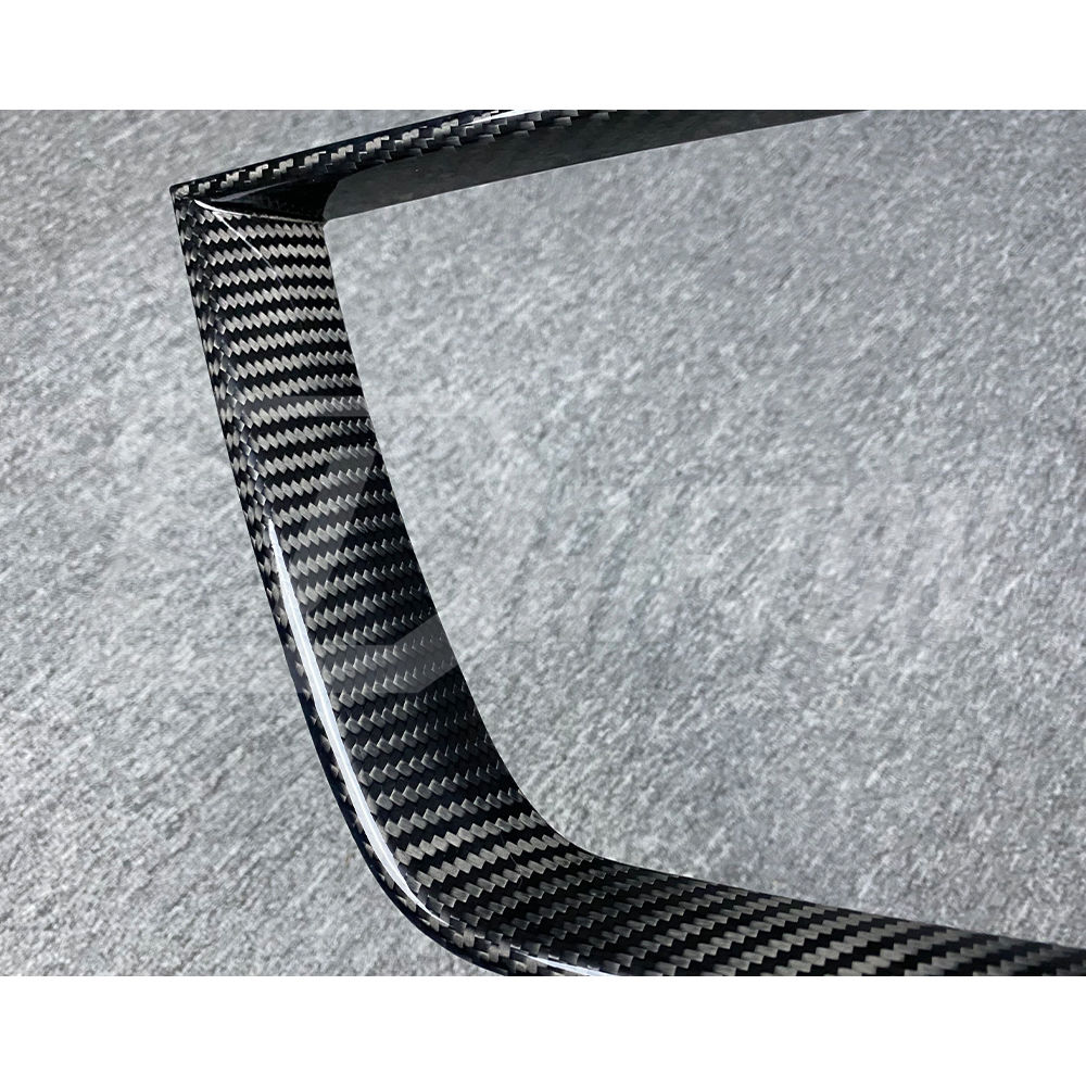 Dry Carbon Fiber Rear Bumper Grill Air Vents Cover Trims For Audi R8 2016-2019