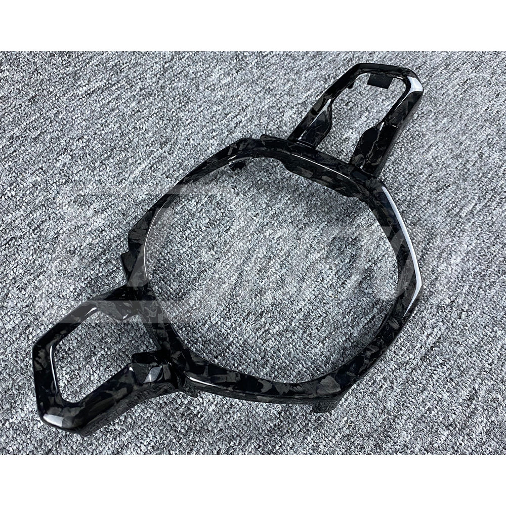Forged Dry Carbon Fiber Steering Wheel Center Panel For Lamborghini Huracan LP610 & LP580 & EVO 2014-2025