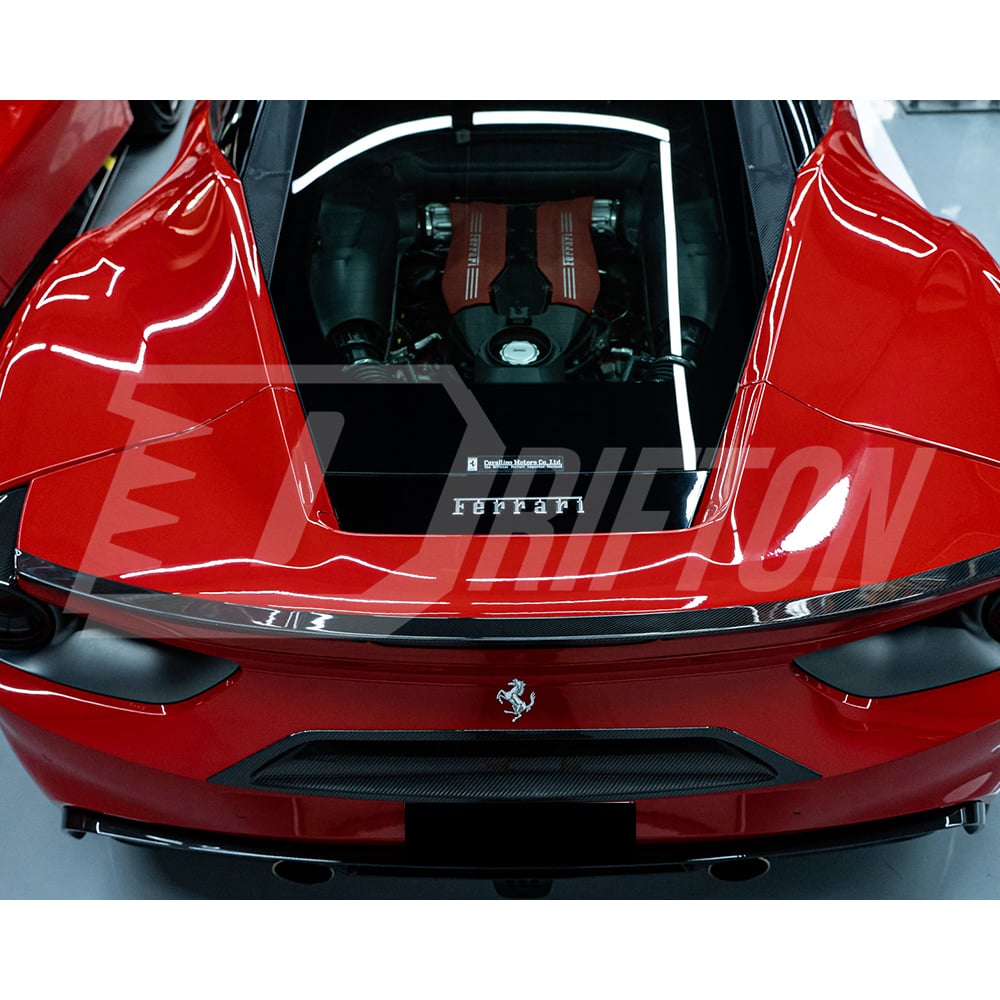 Novitec Sytle Carbon Fiber Rear Trunk Spoiler For Ferrari 488 Spider 2015-2018