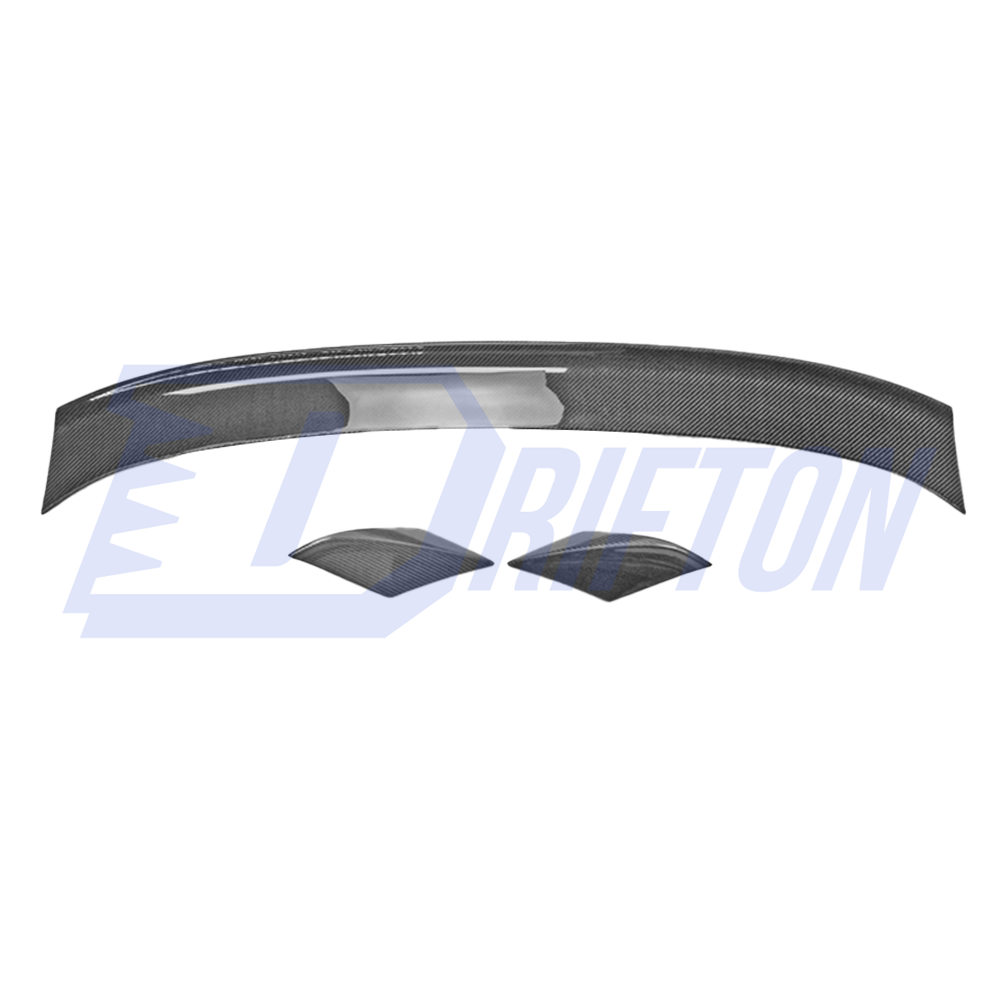 KR 3PCS Style Carbon Fiber Rear Spoiler Trunk Wing For Nissan Z Fairlady 400Z RZ34 2022+