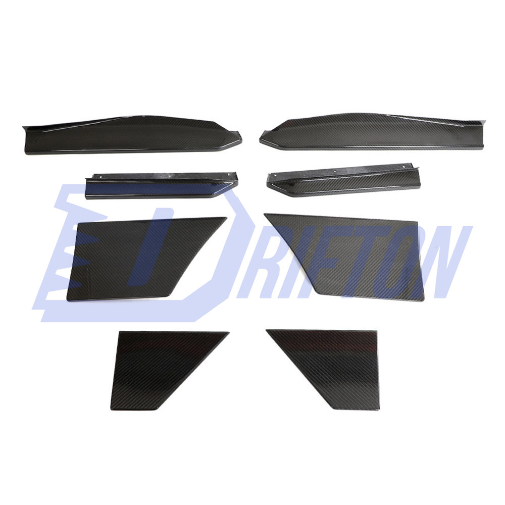 RS Style Dry Carbon Fiber Side Skirts For Nissan Z Fairlady 400Z RZ34 2022+
