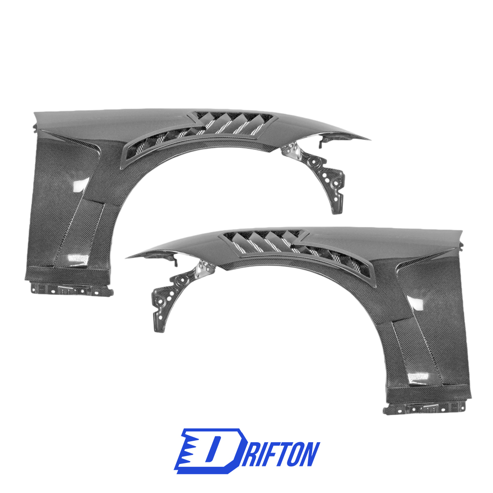 Vented V3 Style Carbon Fiber Front Fender For Nissan Z Fairlady 400Z RZ34 2022+