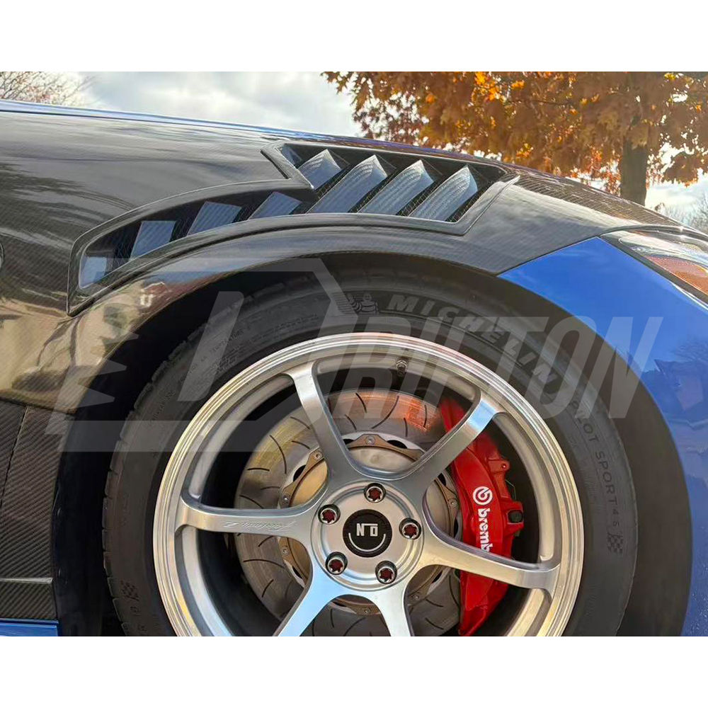 Vented V3 Style Carbon Fiber Front Fender For Nissan Z Fairlady 400Z RZ34 2022+