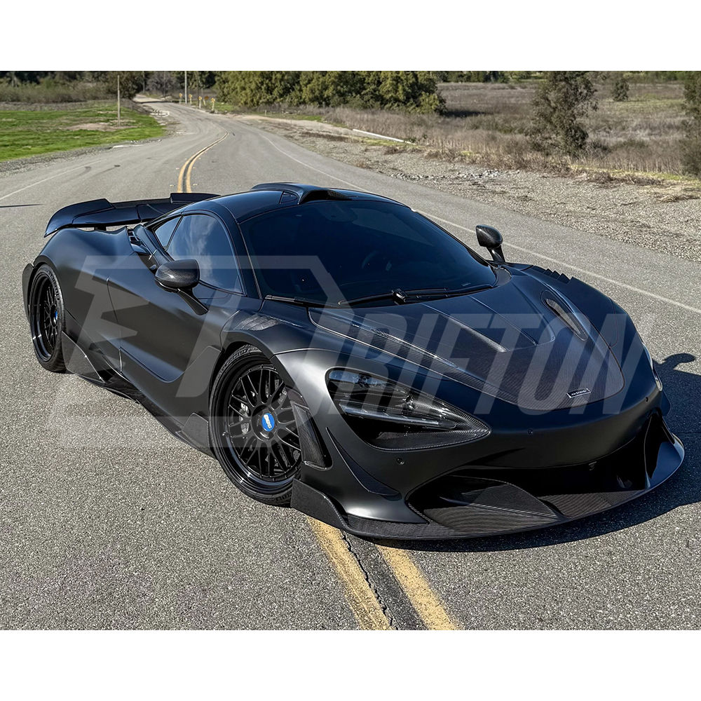 RYFT Style Dry Carbon Fiber Side Skirt For Mclaren 720S 2017-2023