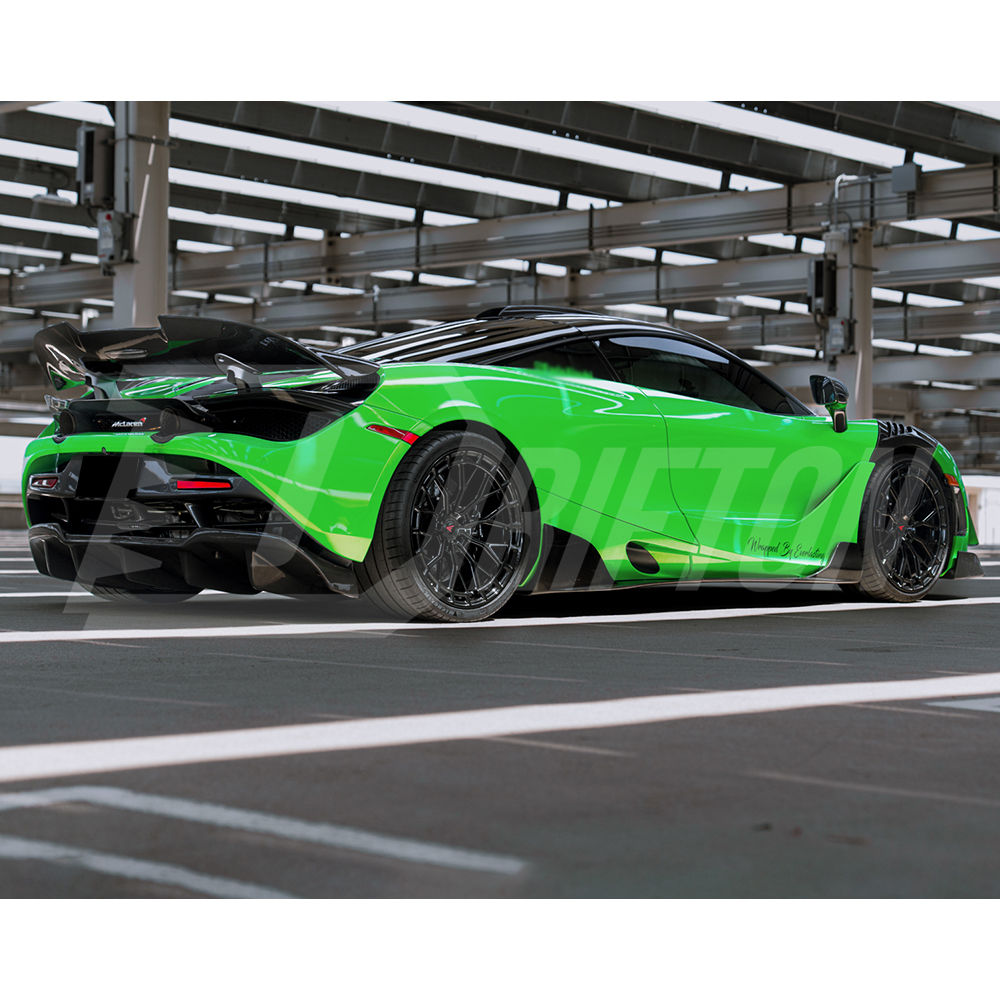 RYFT Style Dry Carbon Fiber Side Skirt For Mclaren 720S 2017-2023