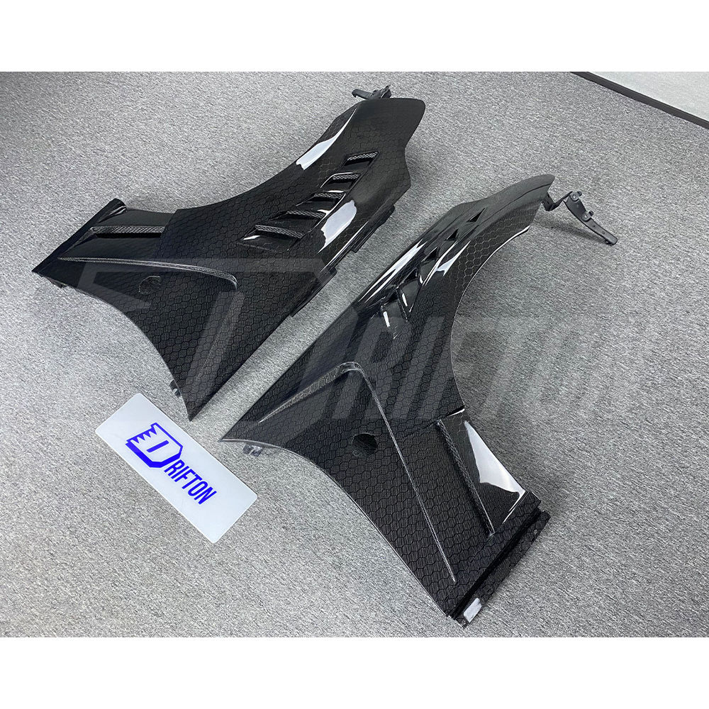 NISMO VENT Style Honeycomb Carbon Fiber Fender For Nissan 370Z Z34 2008-2019