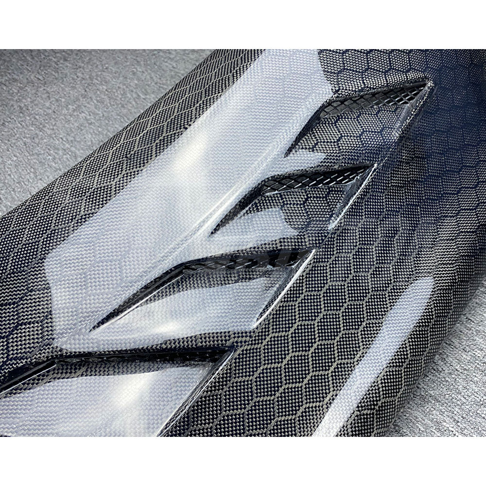 NISMO VENT Style Honeycomb Carbon Fiber Fender For Nissan 370Z Z34 2008-2019