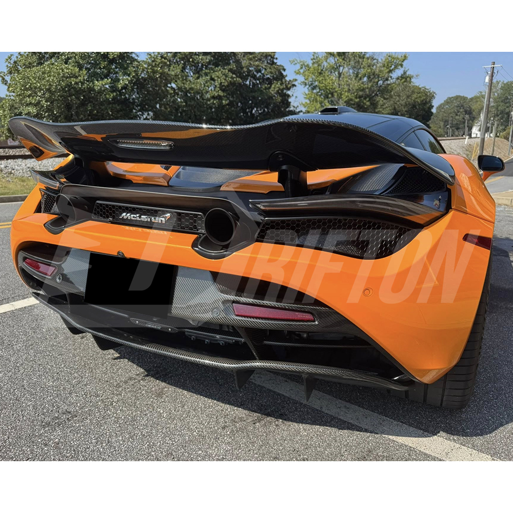 OEM Style Dry Carbon Fiber Rear Bumper For Mclaren 720S 2017-2023
