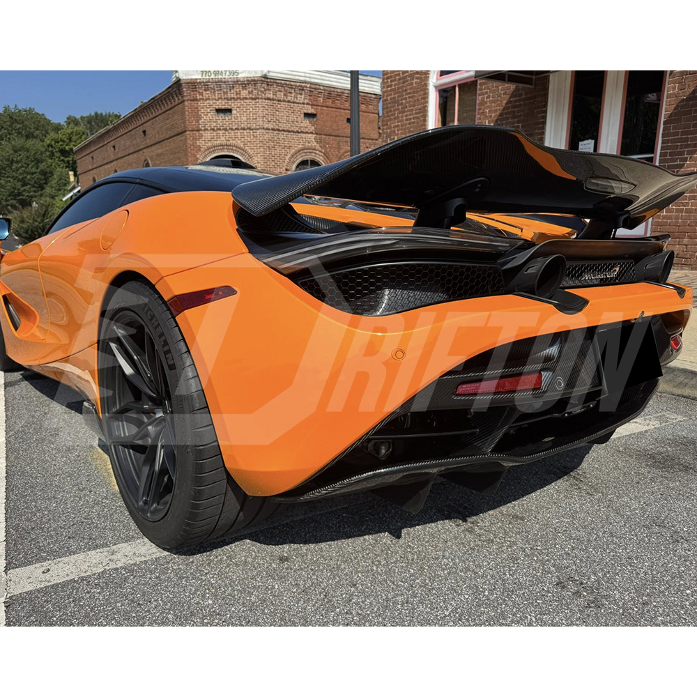 OEM Style Dry Carbon Fiber Rear Bumper For Mclaren 720S 2017-2023