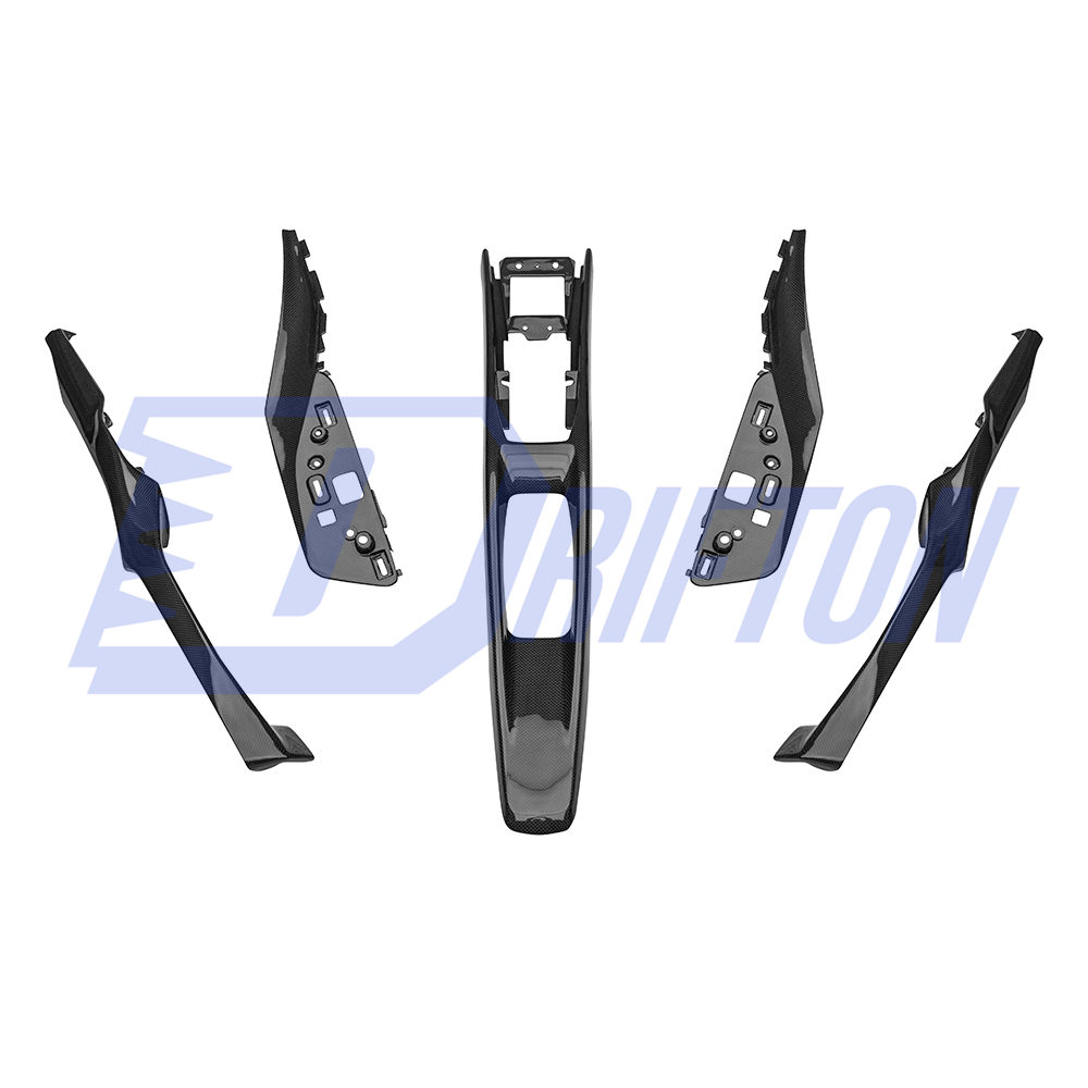 Dry Carbon Fiber Interiors Kits Front Tunnel Center Console Kit For Ferrari 296 2021-2025
