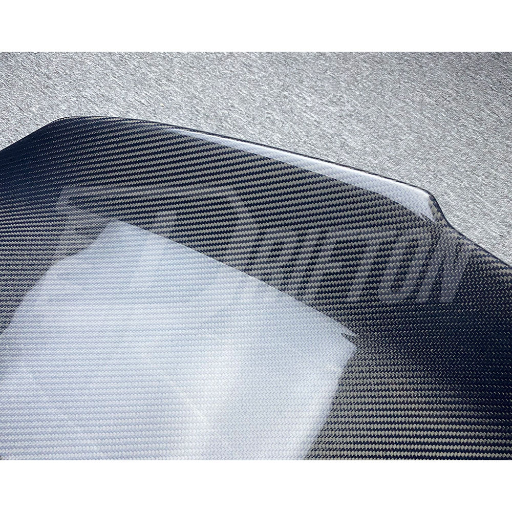 Wing Style Carbon Fiber Rear Trunk Boot Lid For Infiniti Q60 2016-2022