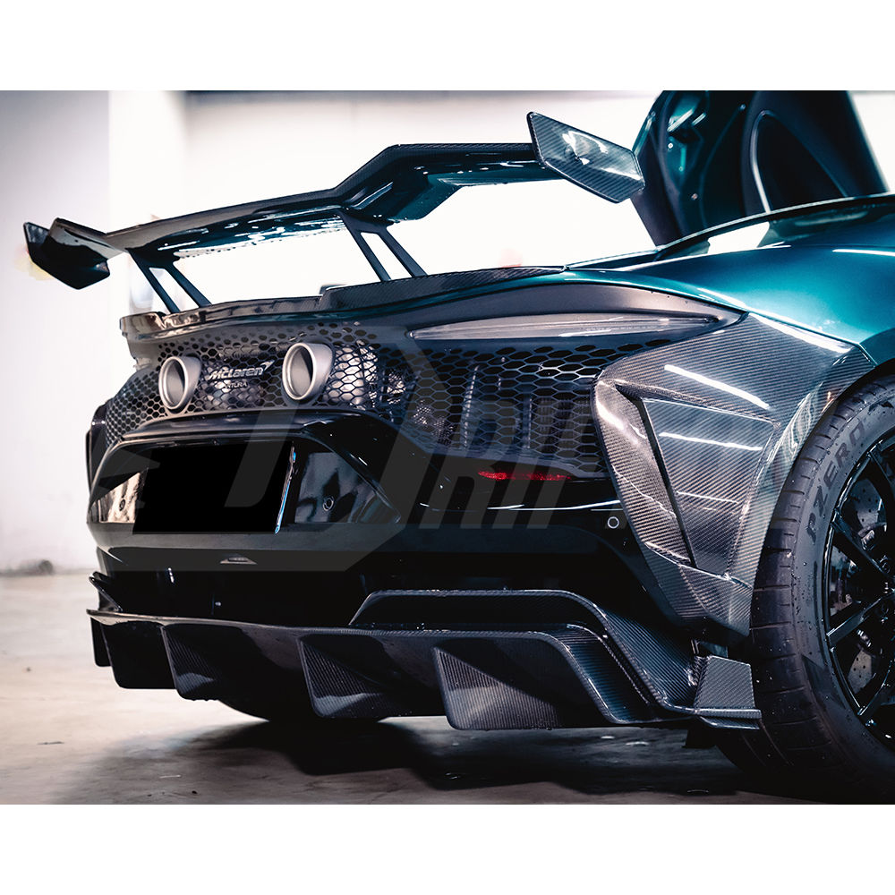 Amans Style Dry Carbon Fiber Rear Fender Inlets Side Vents Cover For Mclaren Artura 2023+