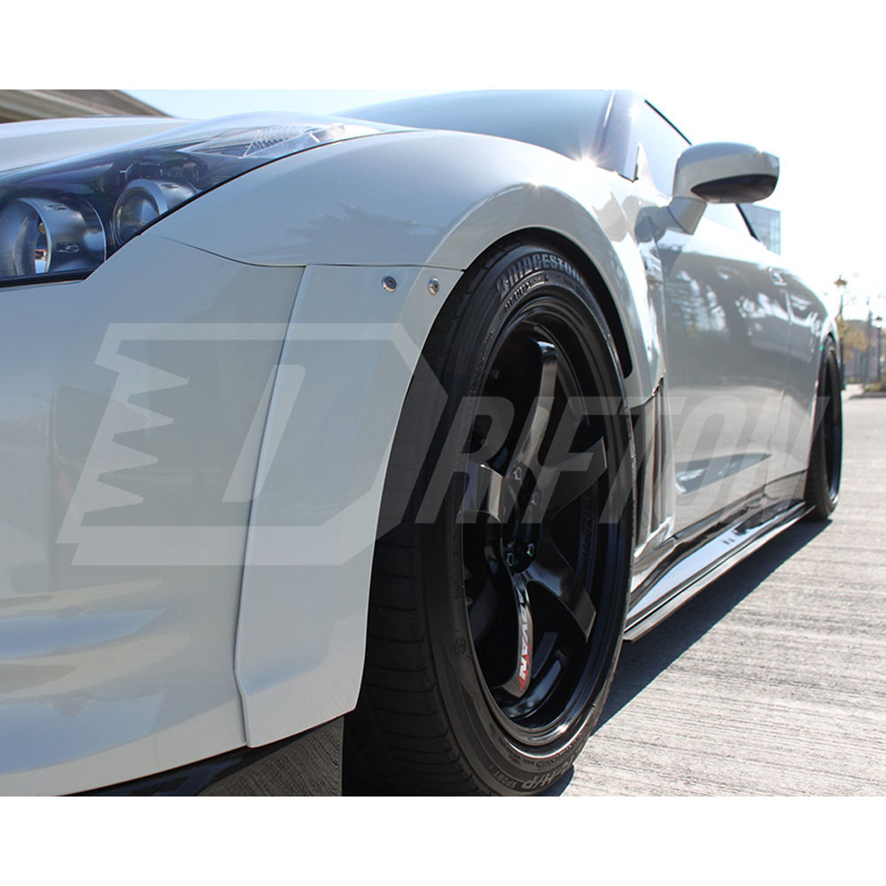 2013 Varis Style Partial Carbon Fiber Wide Fender Set For Nissan R35 GTR 2008-2011