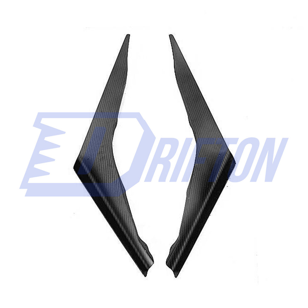 Kansai Style Carbon Fiber Front Bumper Canards For Nissan R35 GTR 2008-2016