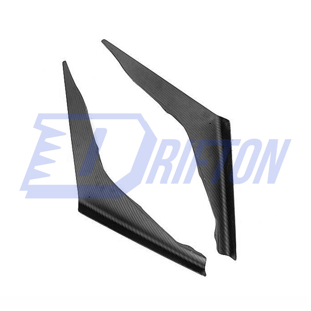 Kansai Style Carbon Fiber Front Bumper Canards For Nissan R35 GTR 2008-2016