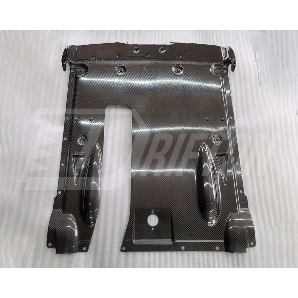 MY12 OEM Style Dry Carbon Fiber Rear Under Diffuser Plate With Brake Light For Nissan R35 GTR 2008-2023