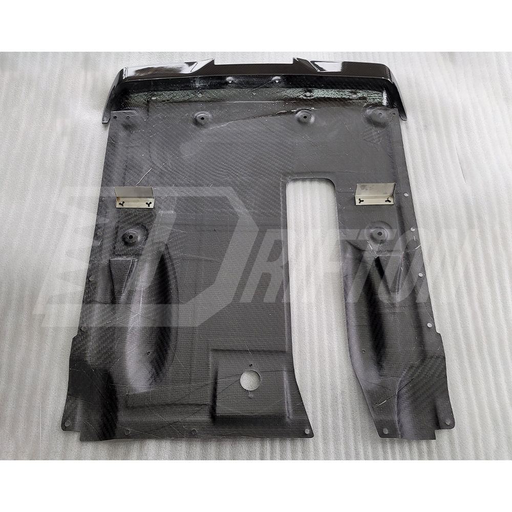MY12 OEM Style Dry Carbon Fiber Rear Under Diffuser Plate With Brake Light For Nissan R35 GTR 2008-2023