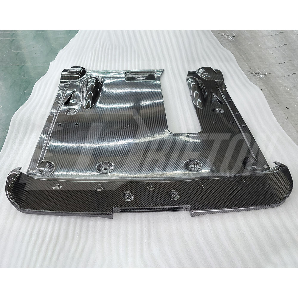 MY12 OEM Style Dry Carbon Fiber Rear Under Diffuser Plate With Brake Light For Nissan R35 GTR 2008-2023