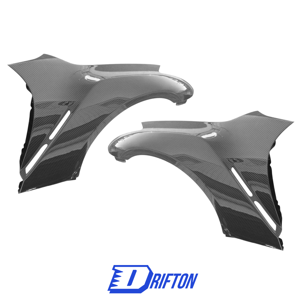 OEM Style Dry Carbon Fiber Front Fenders For Nissan GTR R35 2008-2026