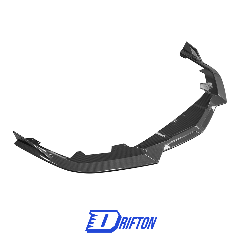 1016 Style Dry Carbon Fiber Front Bumper Lip For Lamborghini Revuelto 2023-ON