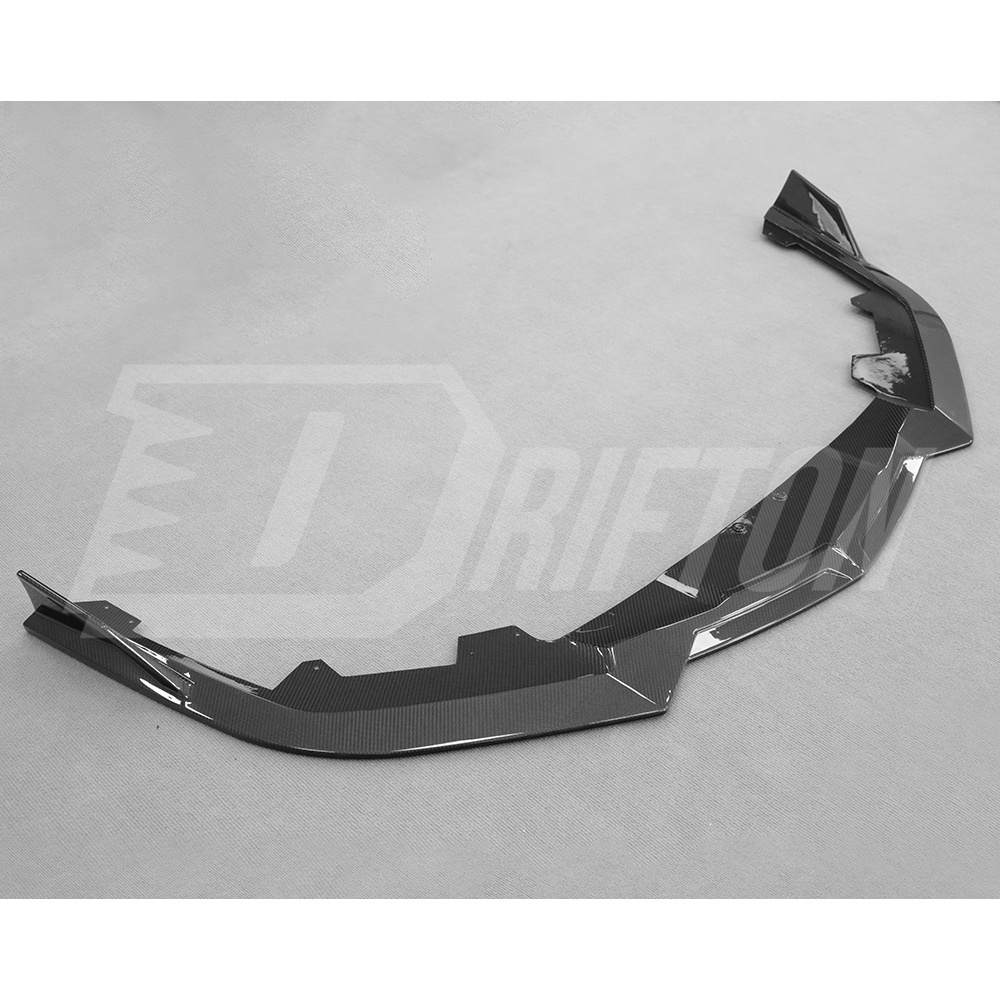 1016 Style Dry Carbon Fiber Front Bumper Lip For Lamborghini Revuelto 2023-ON