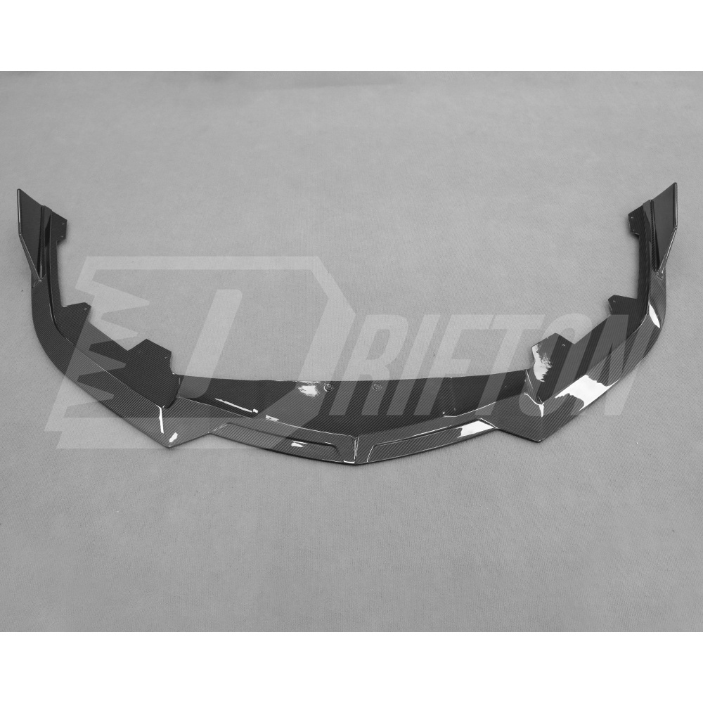 1016 Style Dry Carbon Fiber Front Bumper Lip For Lamborghini Revuelto 2023-ON