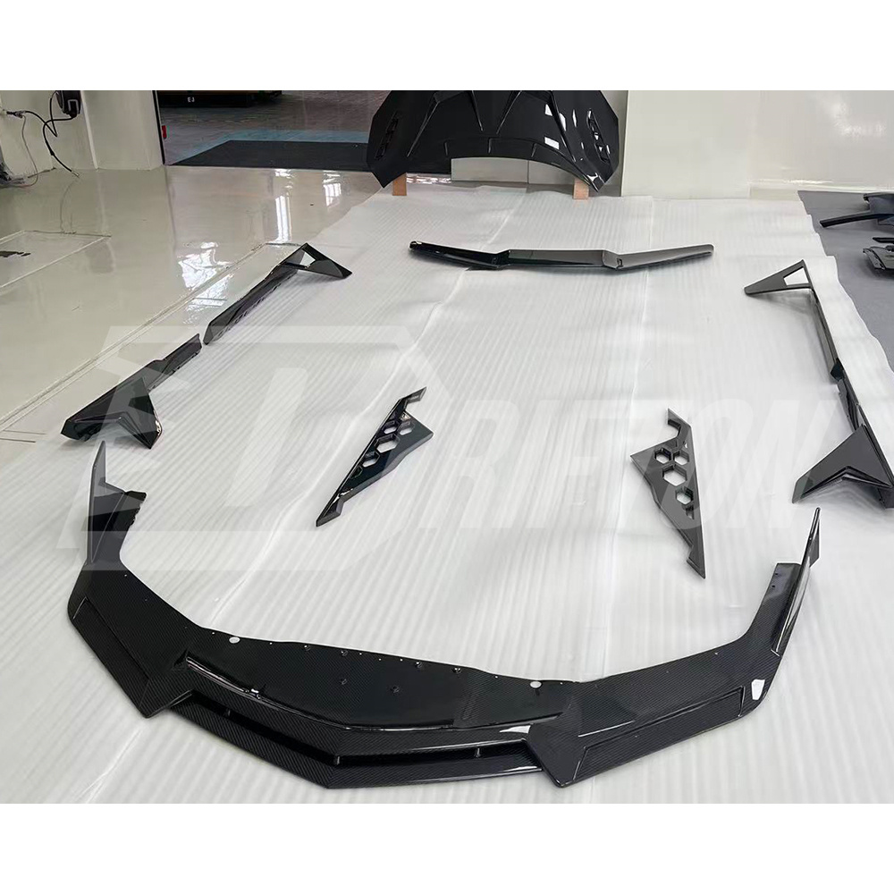 Duke Style Dry Carbon Fiber GT Rear Spoiler Wing For Lamborghini Revuelto 2023-ON