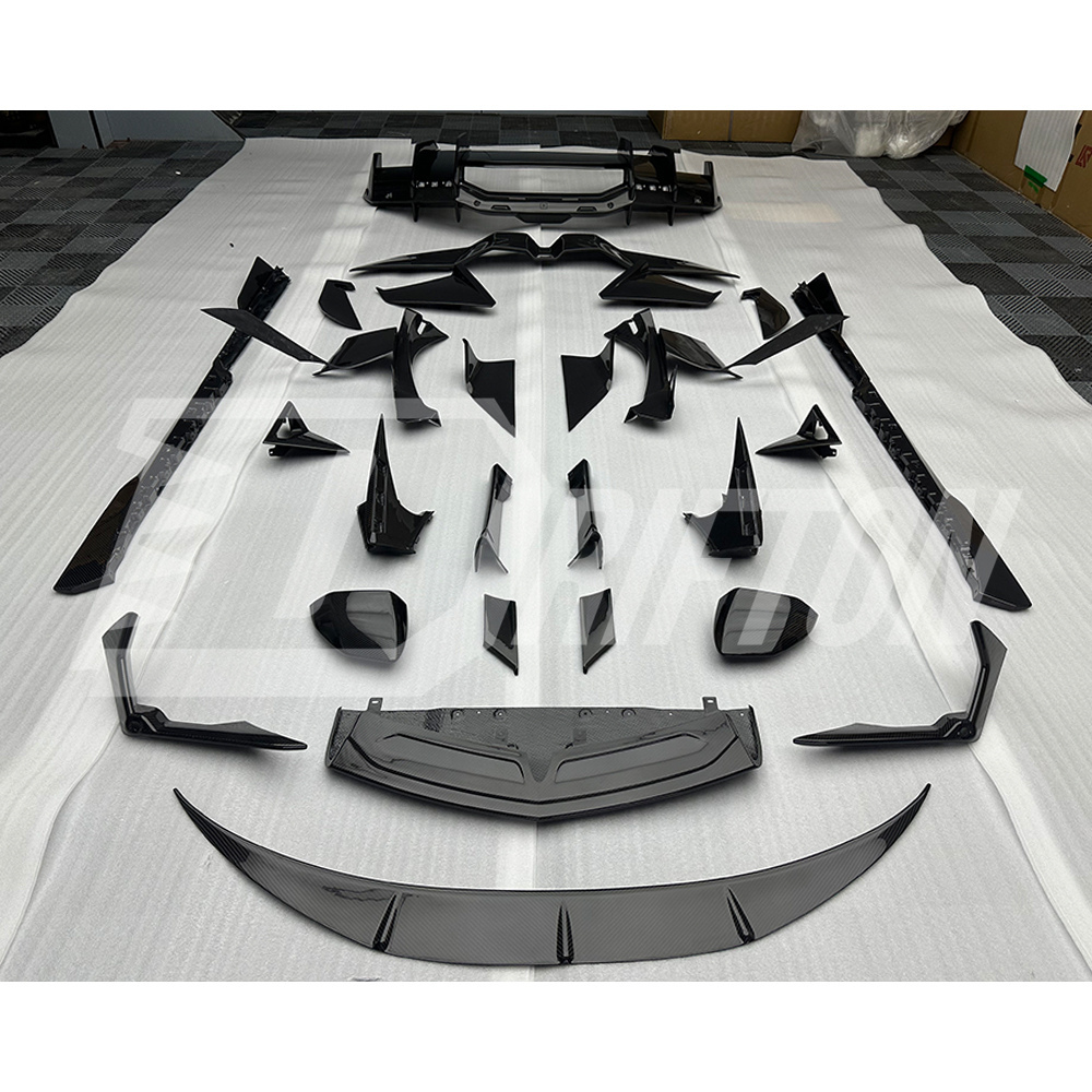 OEM Style Dry Carbon Fiber Rear Diffuser For Lamborghini Revuelto 2023-ON