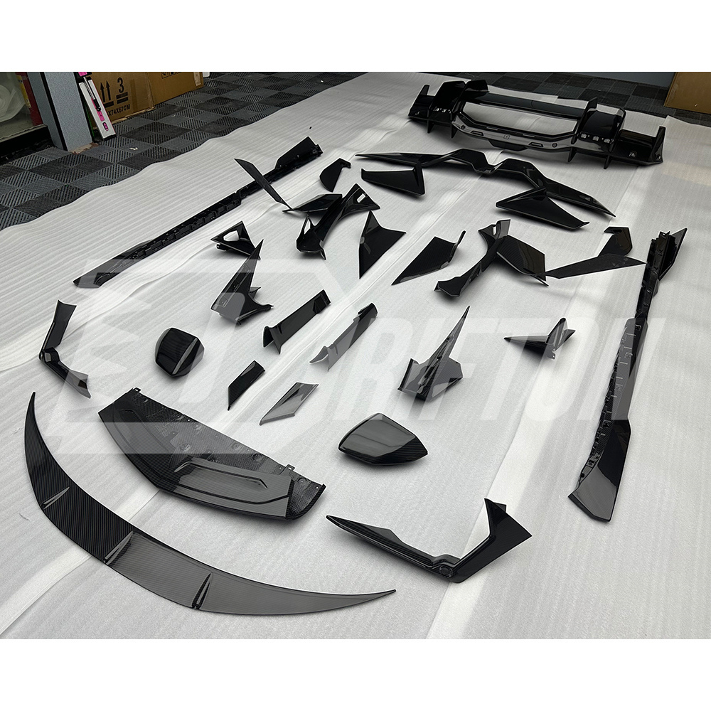 OEM Style Dry Carbon Fiber Rear Diffuser For Lamborghini Revuelto 2023-ON