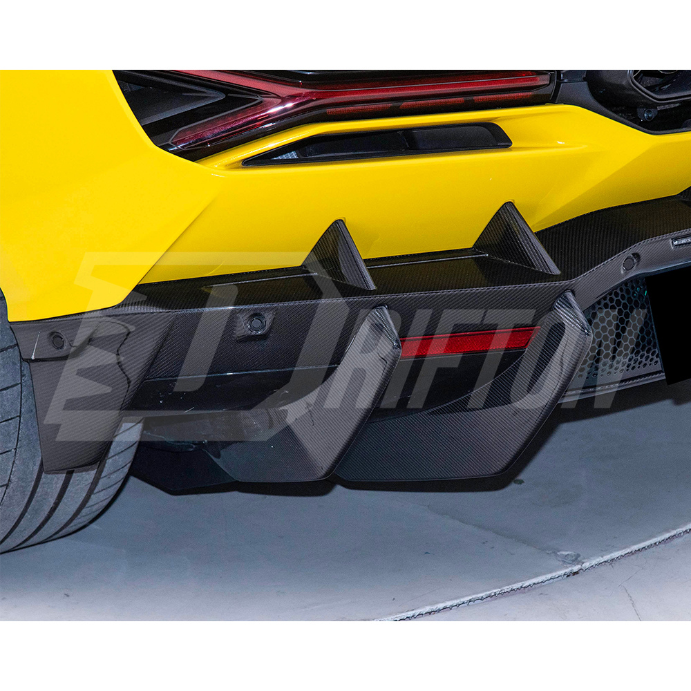 OEM Style Dry Carbon Fiber Rear Diffuser For Lamborghini Revuelto 2023-ON