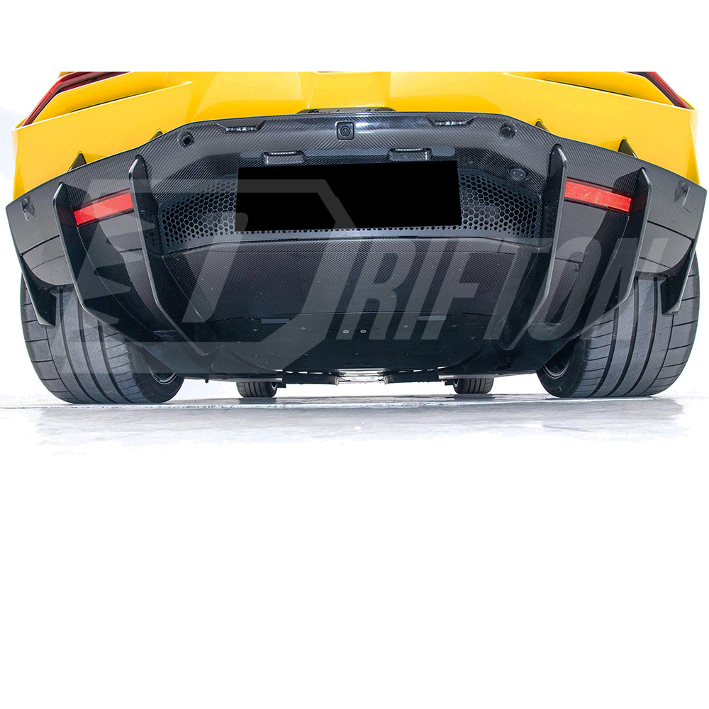 OEM Style Dry Carbon Fiber Rear Diffuser For Lamborghini Revuelto 2023-ON