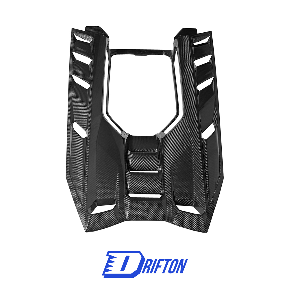 OEM Style Dry Carbon Fiber Rear Engine Lid Cover For Lamborghini Revuelto 2023-ON