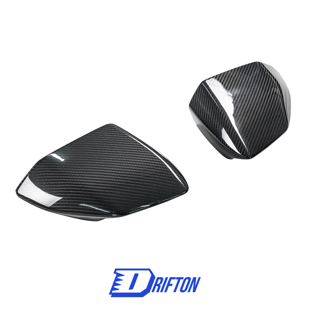 OEM Style Dry Carbon Fiber Side Mirror Cover Caps For Lamborghini Revuelto 2023-ON