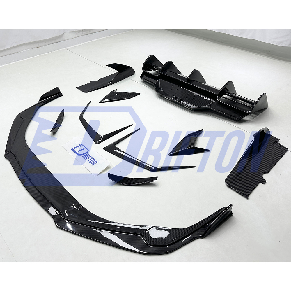Vorsteiner Style Dry Carbon Fiber Front Lip For Lamborghini Huracan STO 2021-2025