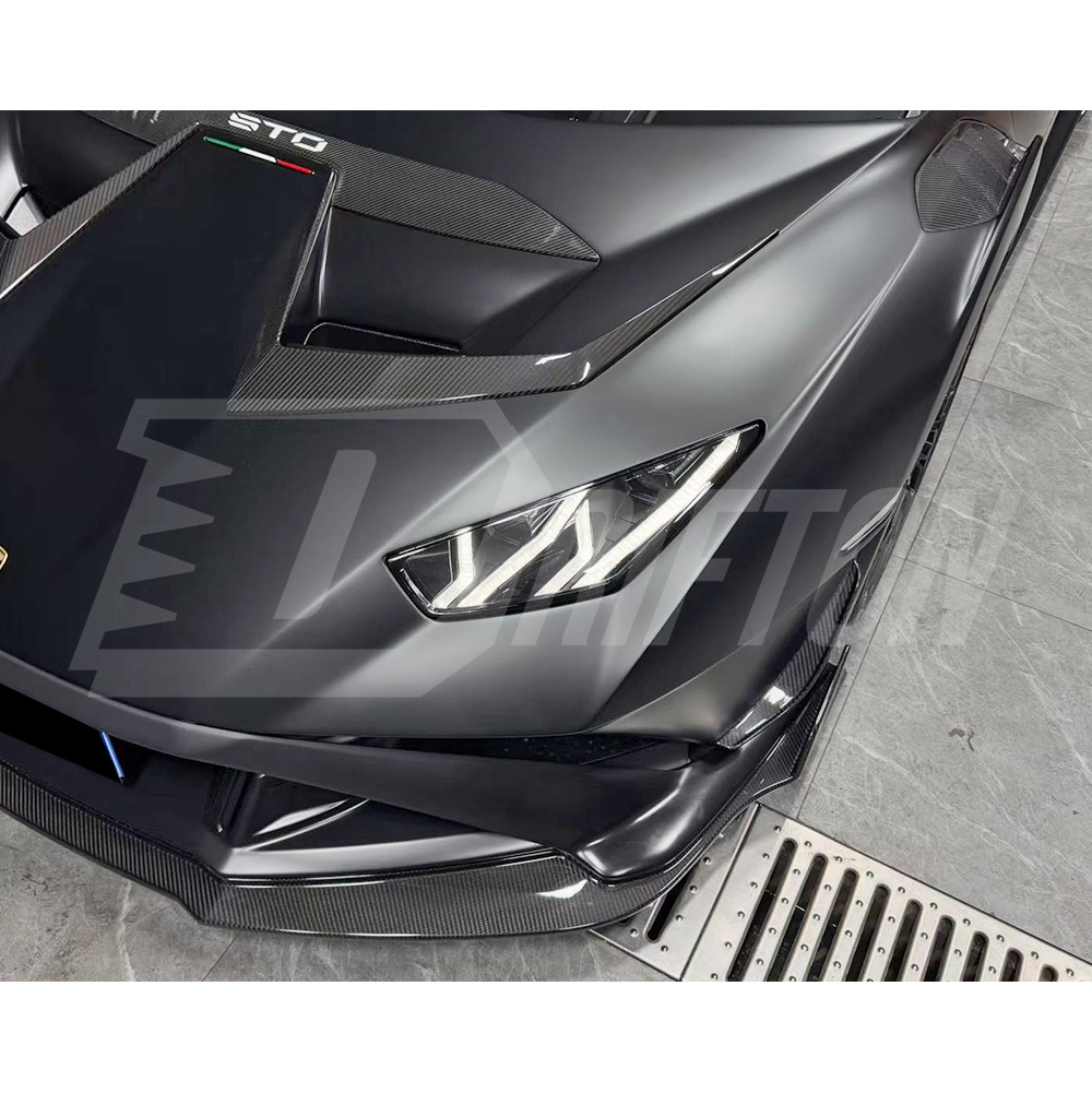 Vorsteiner Style Dry Carbon Fiber Front Lip For Lamborghini Huracan STO 2021-2025
