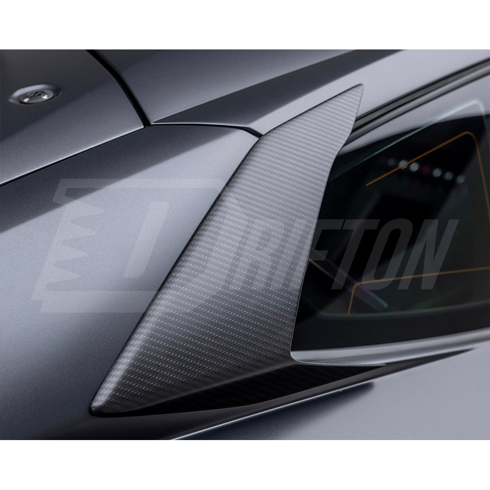 Vorsteiner Style Dry Carbon Fiber Rear Fender Vents Trims For Lamborghini Huracan STO 2021-2025