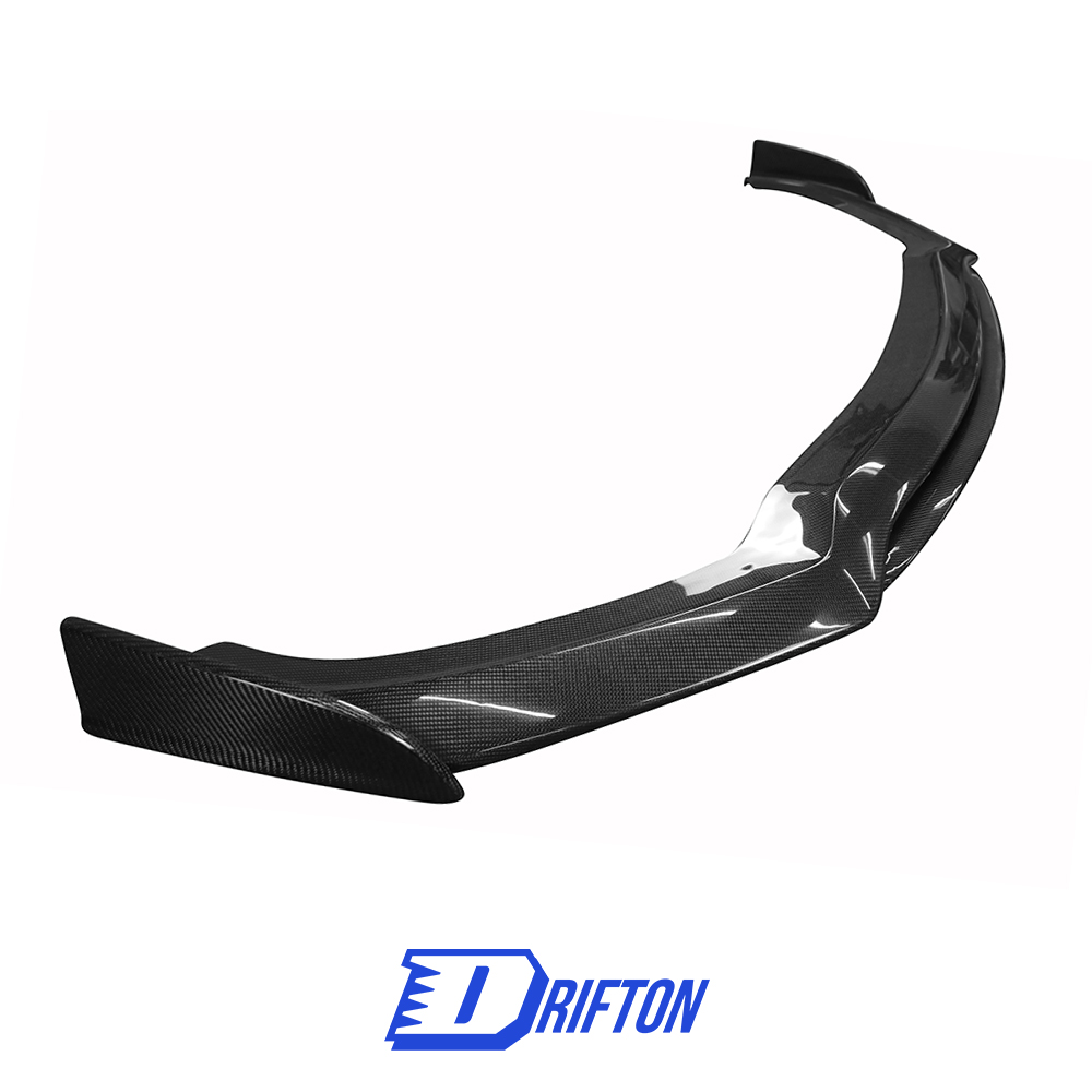Double Deck Style Carbon Fiber Front Lip For Infiniti Q60 2016-2022