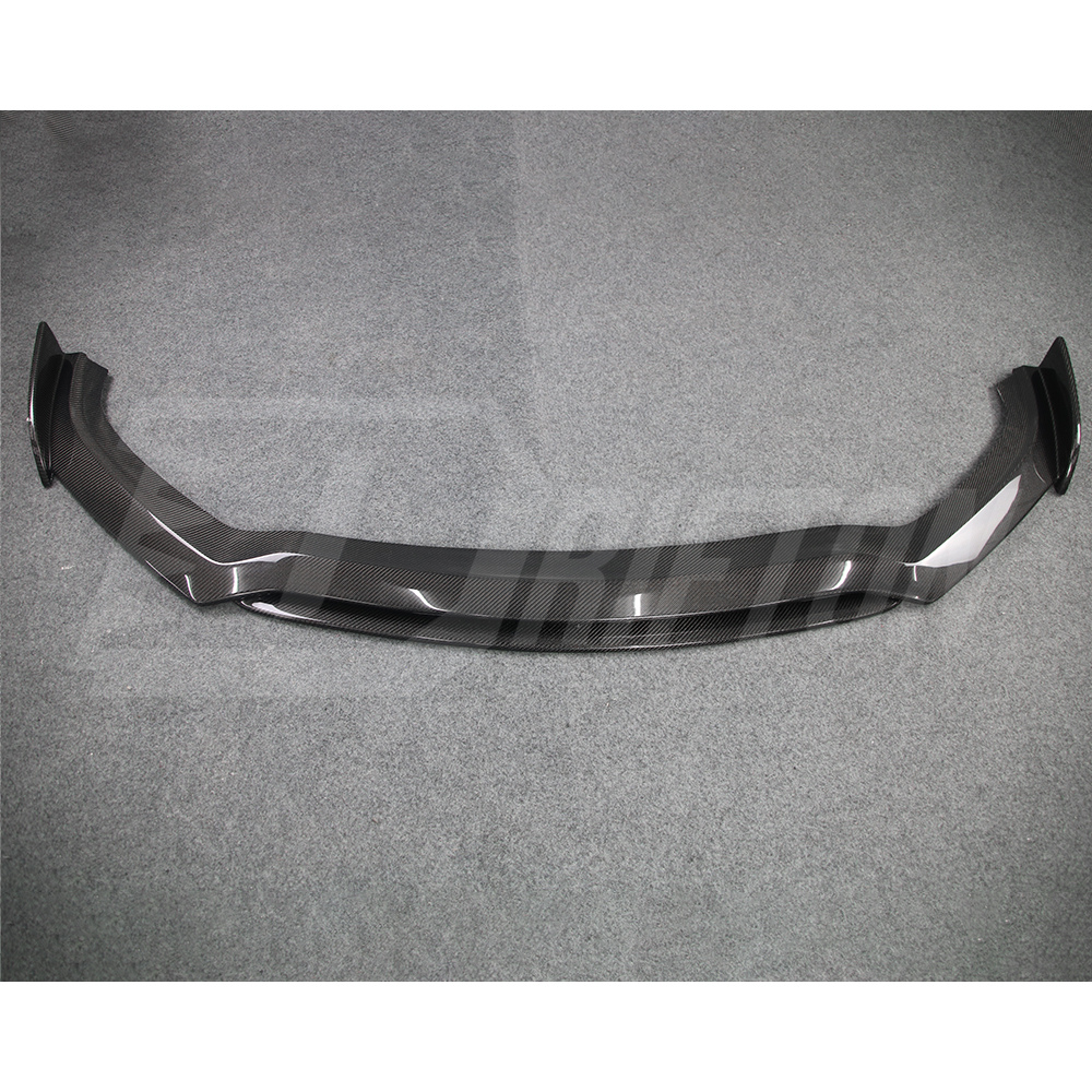 Double Deck Style Carbon Fiber Front Lip For Infiniti Q60 2016-2022