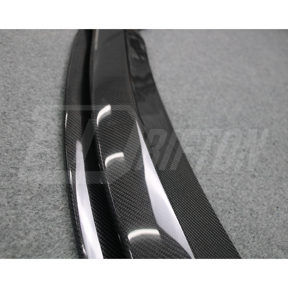 Double Deck Style Carbon Fiber Front Lip For Infiniti Q60 2016-2022
