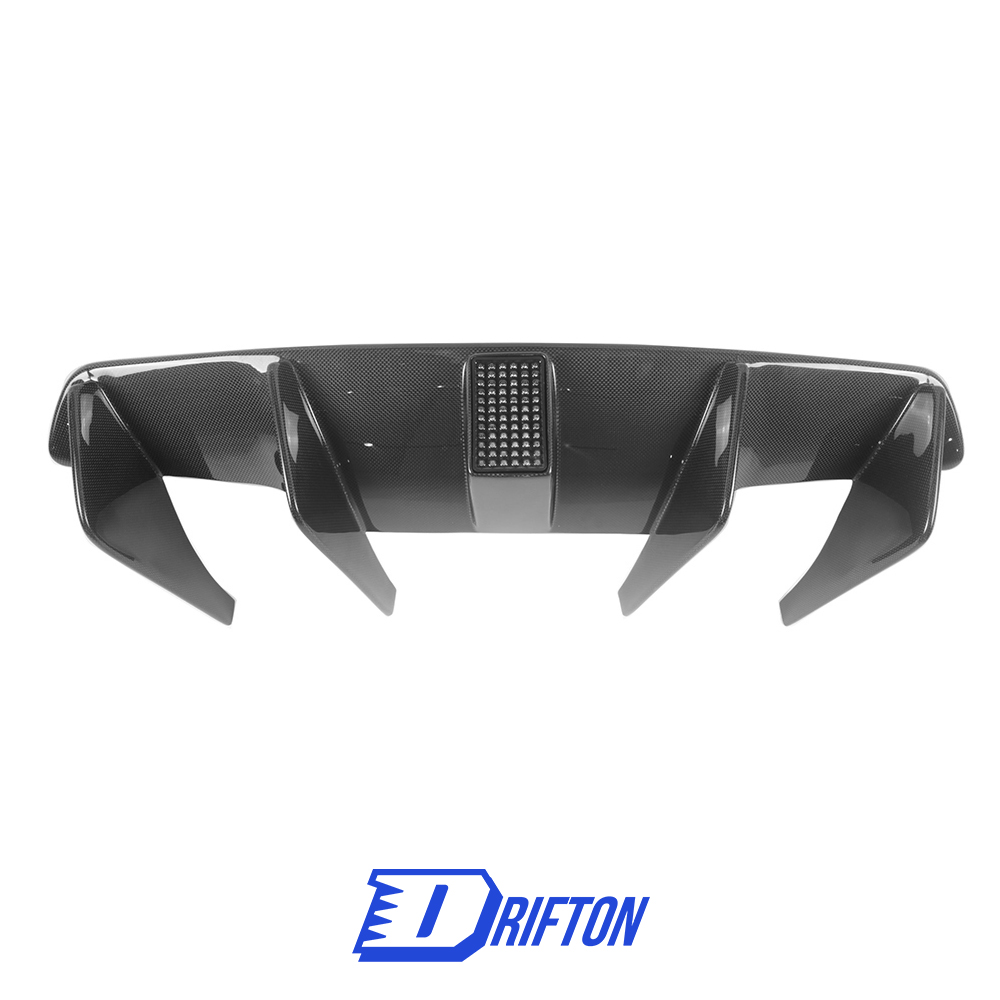 Mansory Style Dry Carbon Fiber Rear Bumper Extension & Diffuser For Ferrari 812 Superfast GTS 2017-2023