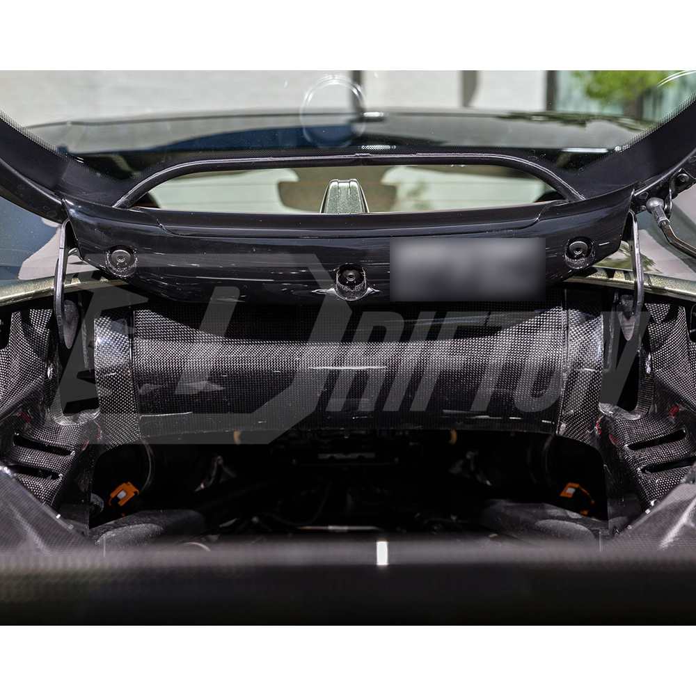 OEM Style Dry Carbon Fiber Engine Bay Compartment Set Cover Kit For Ferrari SF90 Spider