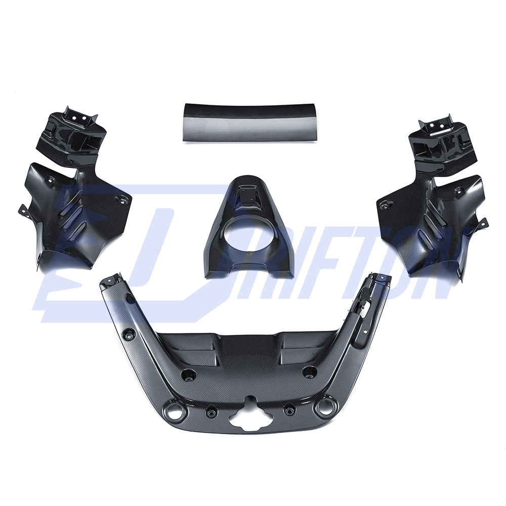 OEM Style Dry Carbon Fiber Engine Bay Compartment Set Cover Kit For Ferrari SF90 Spider