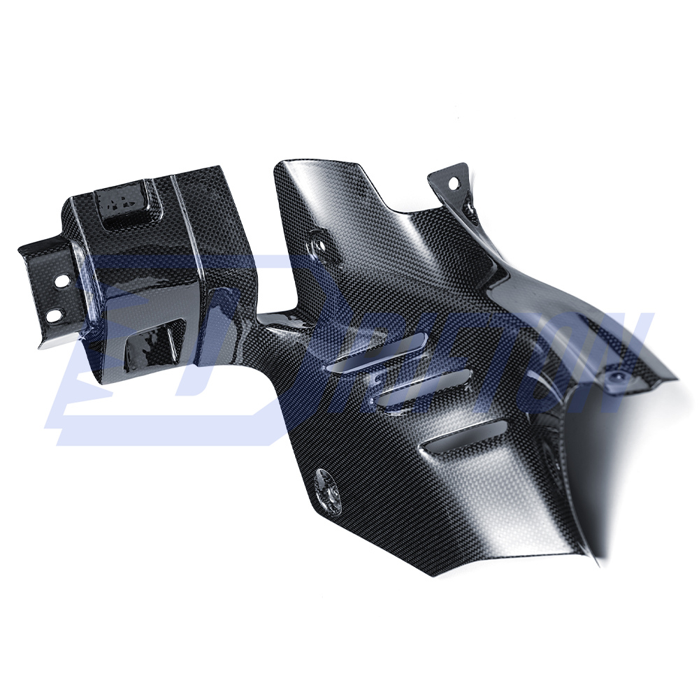 OEM Style Dry Carbon Fiber Engine Bay Compartment Set Cover Kit For Ferrari SF90 Spider