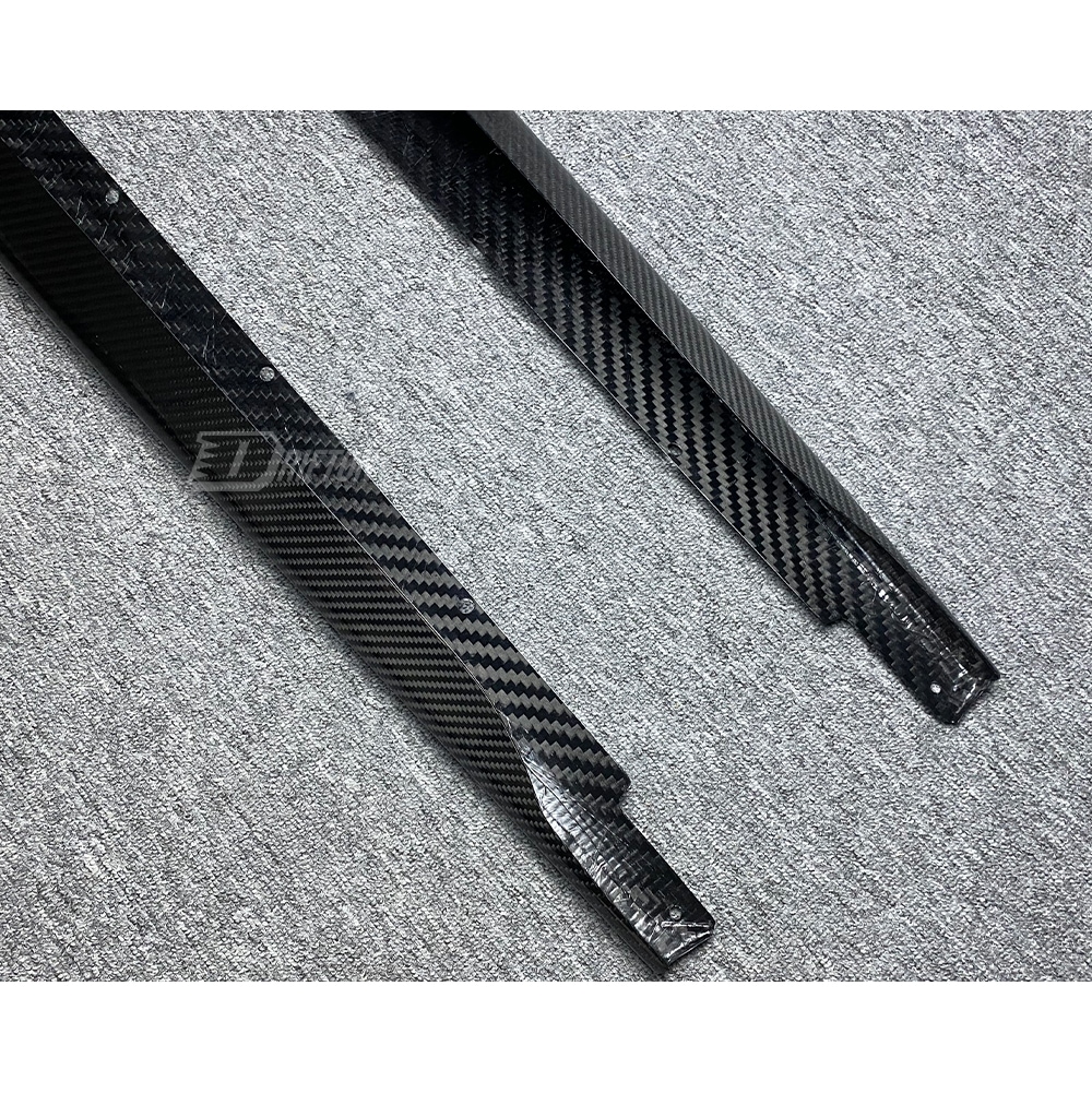 Capristo Style Dry Carbon Fiber Side Skirt For Audi R8 2020-2024