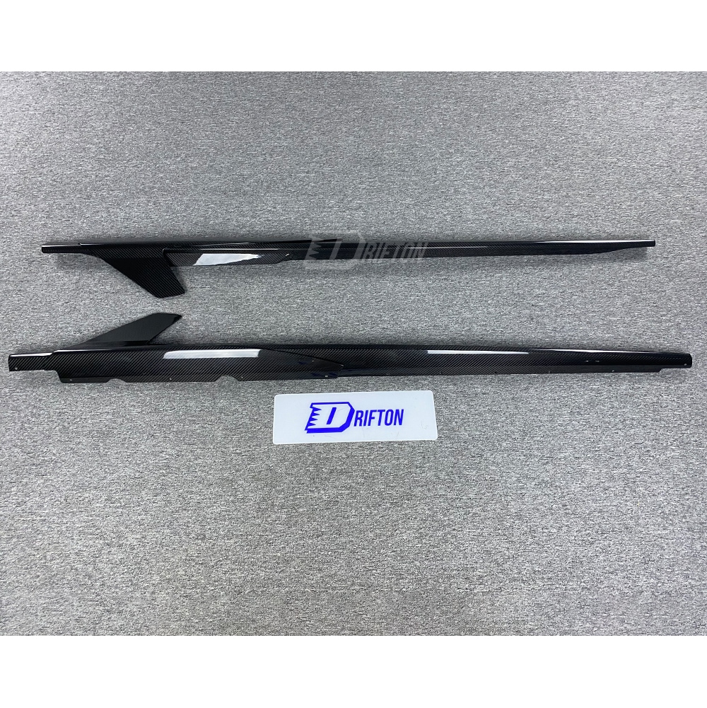 Capristo Style Dry Carbon Fiber Side Skirt For Audi R8 2020-2024