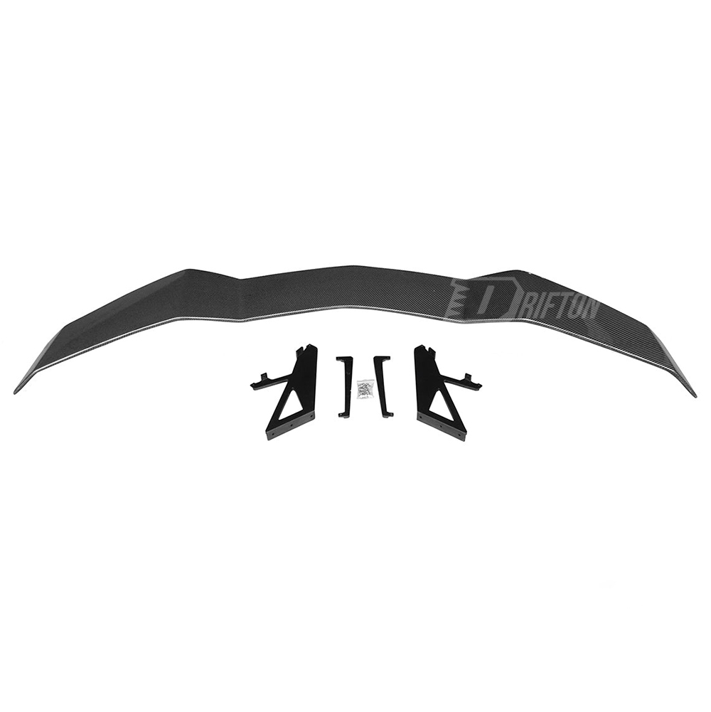 RevoZport Style Dry Carbon Fiber Rear Spoiler Wing For Lamborghini Aventador & S & SV LP700 LP740 LP750 2011-2021