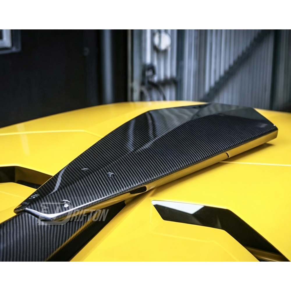 1016 Sytle Dry Carbon Fiber Roof Vent Air Scoops For Lamborghini Aventador SVJ LP770 2018-2021