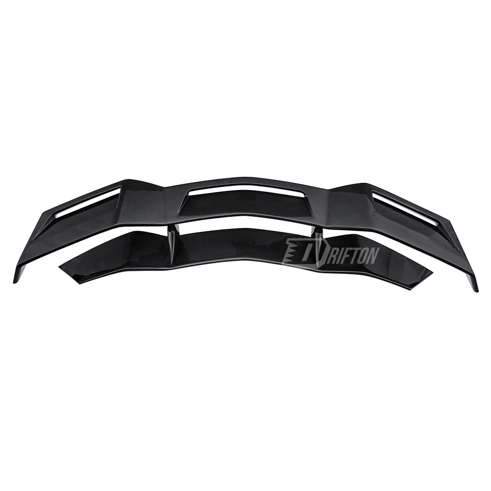 CMST Sytle Dry Carbon Fiber Rear Spoiler Wing With Base Lid For Lamborghini Aventador & S & SV LP700 LP740 LP750 2011-2021