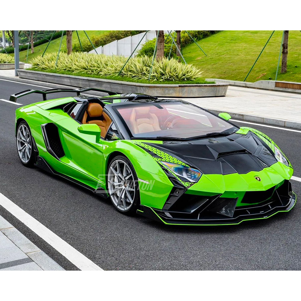 CMST Sytle Dry Carbon Fiber Side Rear Vents Trim For Lamborghini Aventador LP700 2011-2015